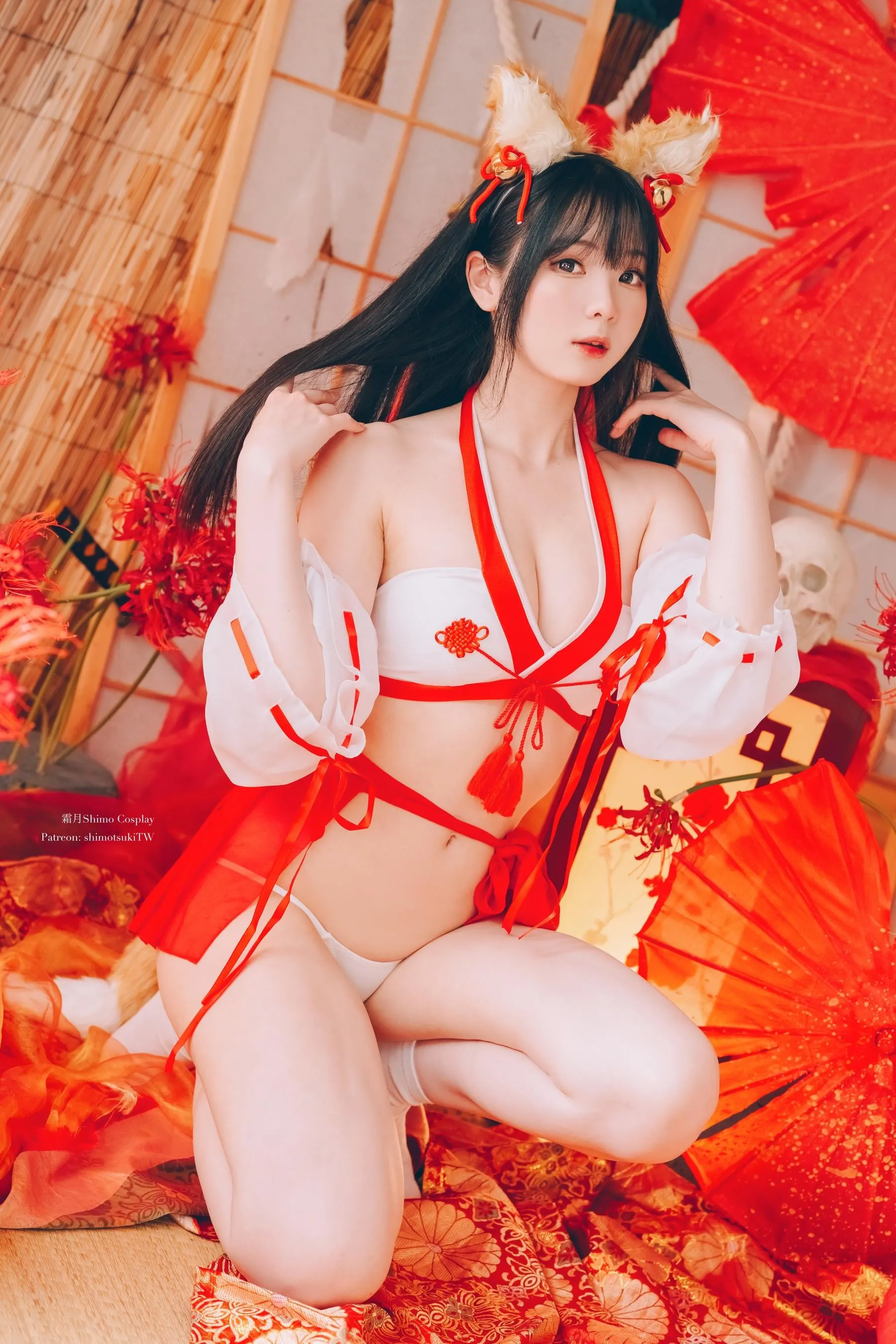 霜月shimo – NO.69 Fox Miko [15P]插图1